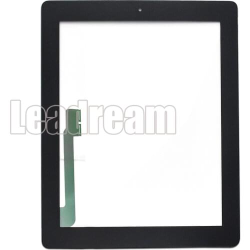 Touch Screen For iPad 4 2012 A1458 A1459 A1460 LCD Front Outer Glass Digitizer Display Replacement with Home button