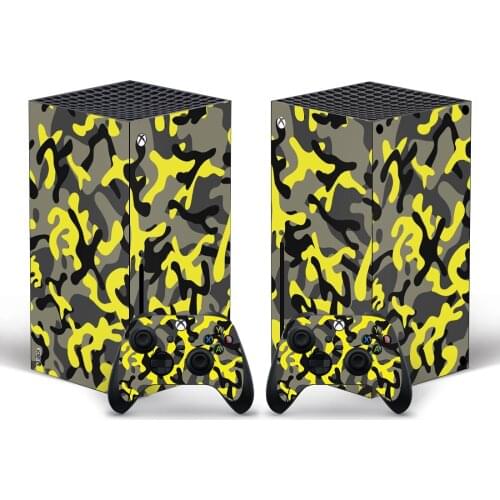 Camouflage Style Xbox Series X Skin Sticker for Console & 2 Controllers Decal Vinyl Protective Skins Style 8