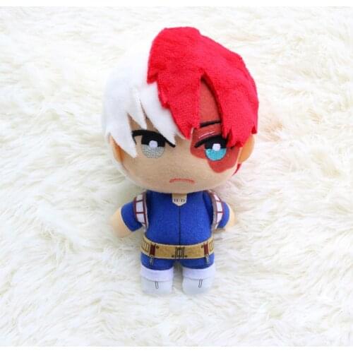My Hero Academia Mascot Plush Pendant with Keychain Todoroki Shoto Bakugou Katsuki Midoriya Izuku Small Soft Dolls Gift 6"15 cm
