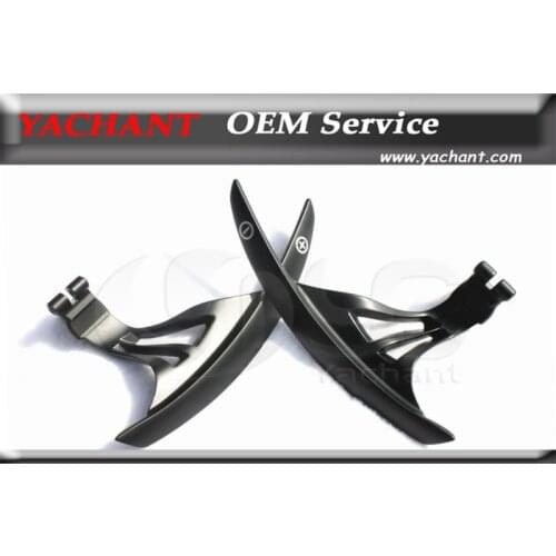 Lengthened Shift Paddle Fit for 2008-2015 R35 GTR GTR35 AT Style Matte Black Aluminium Smooth Steering Wheel Shifter Extension