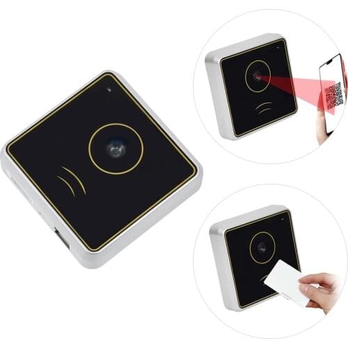 Wifi Bluetooth TCP IP Barcode Scanner and IC Card Reader for Access Control Door Lock