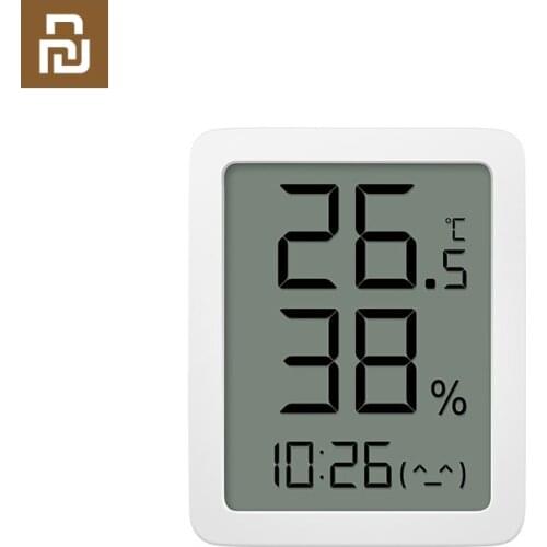 Youpin Miaomiaoce E-Link Thermometer Temperature Humidity Sensor LCD Large Display Screen Digital Moisture Meter