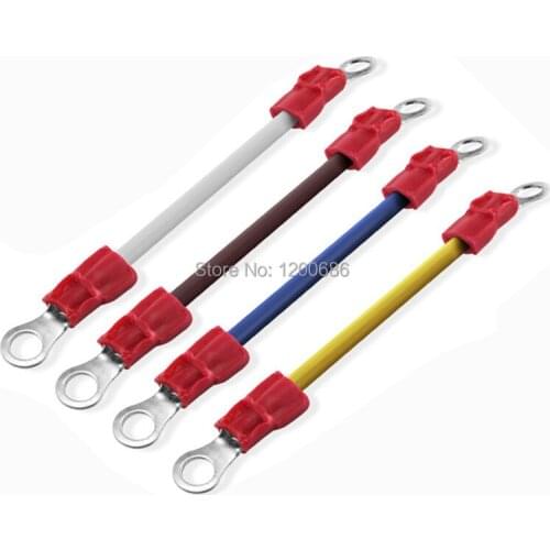 10CM 16AWG Shape SV1.25-4S Insulated Fork Spade Electrical Crimp Terminal wire harness