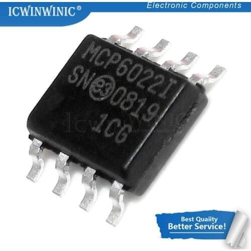 50piece MCP6022-I/SN MCP6022-I SOP-8 SOP MCP6022 SMD In Stock