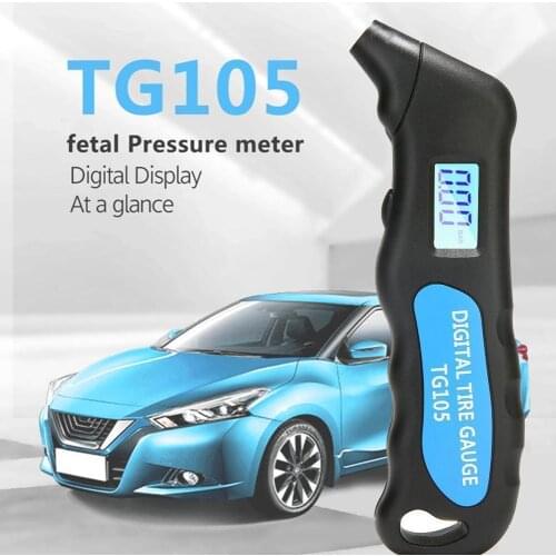 Digital Car Tire Tyre Air Pressure Gauge Meter LCD Display Manometer Barometers Tester for Car Truck Motorcycle Bike