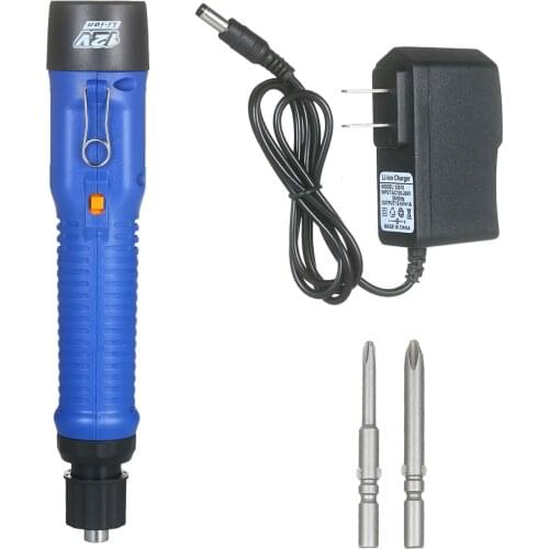 Electric Screwdriver Rechargeable 2x1500mAh 12V Cordless Mini Power Tool 6 Modes Torques Cordless Rechargeable Screwdriver Tool
