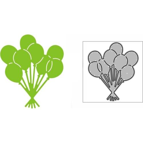 New Anniversary Balloon Party Craft Embossing Mold 2021 Metal Cutting Dies for DIY Decor Scrapbooking Album Card Making No Stamp