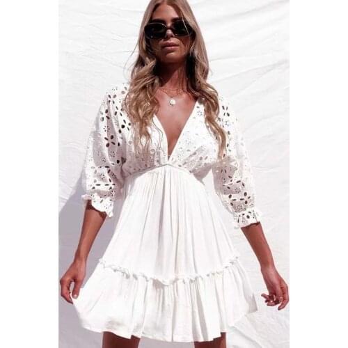 Haoduoyi Summer Dresses With Sleeves