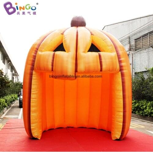 Halloween 4.1x3x4 meters inflatable pumpkin booth / inflatable pumpkin tent toys