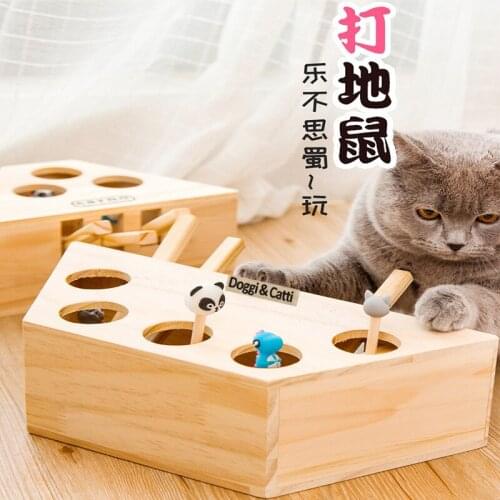 Pet cat toy, funny playing gopher, scratch board toy