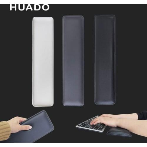 Leather Ergonomic Computer Wrist Rest Pad for Keyboad Full Size Extra Firm Laptop Wrist Support Mat for Gaming/Office/PC/home