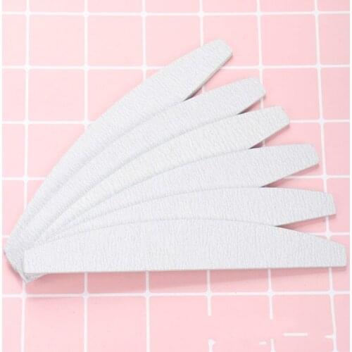 5Pcs/Lot Nail File 100/180 Sanding Buffer Block Pedicure Manicure Buffing Polish Beauty Tools Professional Nail Files Grey Boat