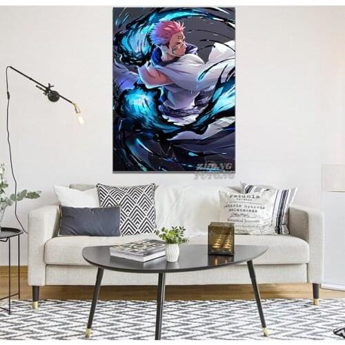 Wall Art Jujutsu Kaisen Anime Canvas Painting Home Decoration Prints Role Pictures Modular Modern Frame Poster For Living Room
