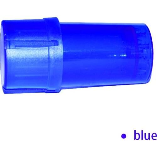 Povrl Plastic Tobacco weed Herb Grinder with Storage Container 40MM 3 Layer Spice Smoking Crusher With Sharp Shark Teeth