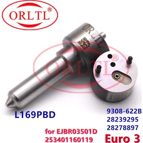 INJECTOR VALVE 9308-622B NOZZLE L169PBD REPAIR KITS (7135-627) FOR EJBR03501D 253401160119 EURO 3 TATA (TELCO) Safari 3.0L D SUV