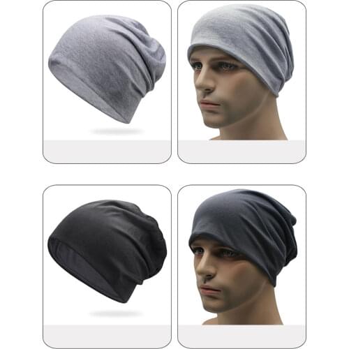 New Fashion Summer Women Men Stylish Beanie Hat Autumn Male Thin Soft Solid Color Stretch Cap Gorra Hombre 16