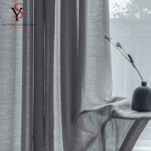 Modern Opaque White Tulle Window Curtains For Living Room Thicken Voile Tulle Curtain for Bedroom The Kitchen Drape Blind Decor