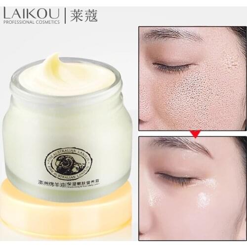 Face Cream Collagen Facial Moisturizer Sheep Oil Cream Lanolin Skin Moisturizing Soothing & Hydrating & Brightening Cream LAIKOU