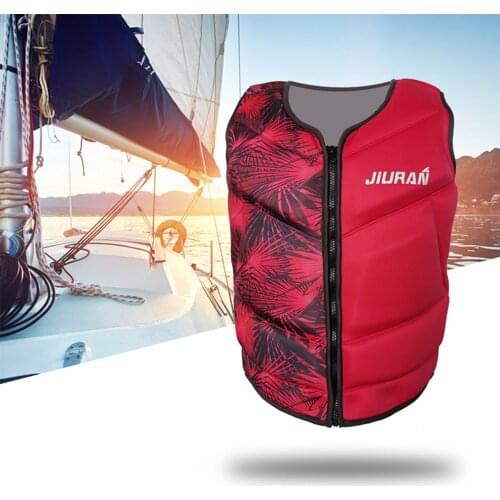 Convenient Adult Neoprene Swimming Buoyancy Fishing Life Jacket Floating Jacket Rescue Sea Fishing Vest Canoeing Sailing