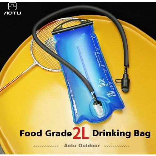 2L Outdoor Hydration Water Bag Backpack Tactical Bottle With Detachable Drinking Tube Hiking Leakproof Water Reservoir Bag
