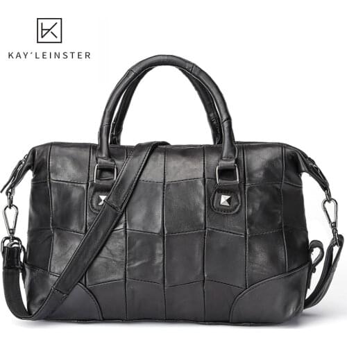 Sac Femme 2021 New Leather Handbags Stitching Personalized Handbags WomenS Sheepskin Shoulder Bag Soft Leather Small Bag