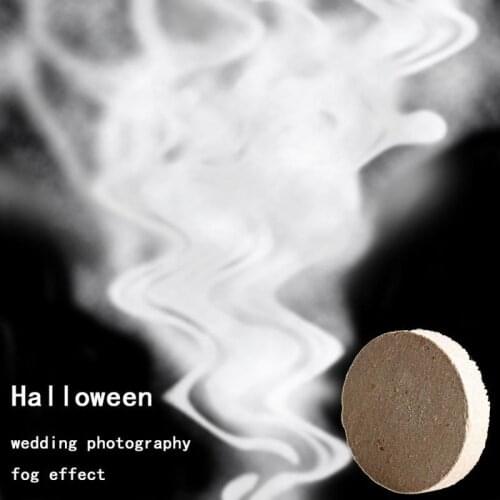 10pcs! Smoke Cake white Smoke Effect Show Round Bomb Stage Photography Aid Toy Gifts Magic Light Fog Pills Halloween Props spray