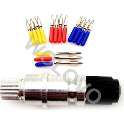 15pcs 30/45/60 degree Graphtec CB15 CB15U Vinyl cutter blade + Graphtec CB15 CB15U Blade Holder