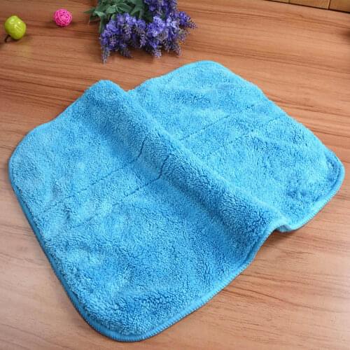 30*40Cm Car Windows Cleaning Cloth Floor Rags Cleaning Tool Double Thickened Kitchen Towel Coral Velvet Microfiber for Washing