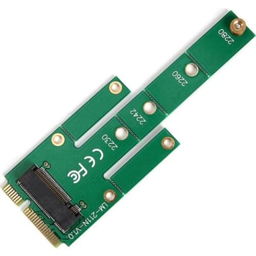 6.0Gb/s MSATA SSD to M.2 NGFF SSD Adapter Card Mini PCI-E PCI-Express Converter Card For 22230/2242/2260/2280 m2 NGFF SSD