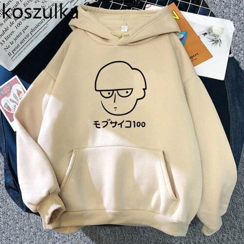 Anime Mob Psycho 100 Hoodies Sweatshirt Funny Cartoon Kawaii Long Sleeves Hoodied Harajuku Fashion Hoodie Graphic Clothes Women