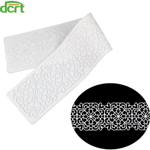 DIY Flower Shape Baking Silicone Mat Fondant Wedding Cake Decorating Tool Sugar Craft Baking Silicone Mold