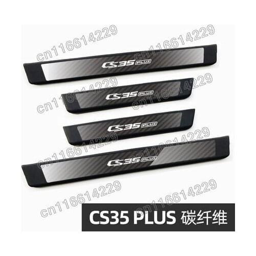 For changan cs35 plus 2019 stainless steel ABS Plate Door Sill Welcome Pedal Car Styling Accessories 4pcs/set car Cover