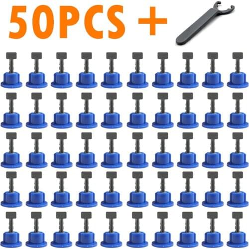 50pcs/set Level Wedges Tile Spacers For Flooring Wall Tile Spacer Carrelage Tile Leveling System Leveler Locator Spacers Plier