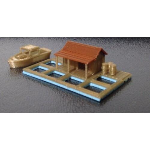 Outland Models Fishing Village Seawater Ponds N Scale 1:160 Train Railway Layout