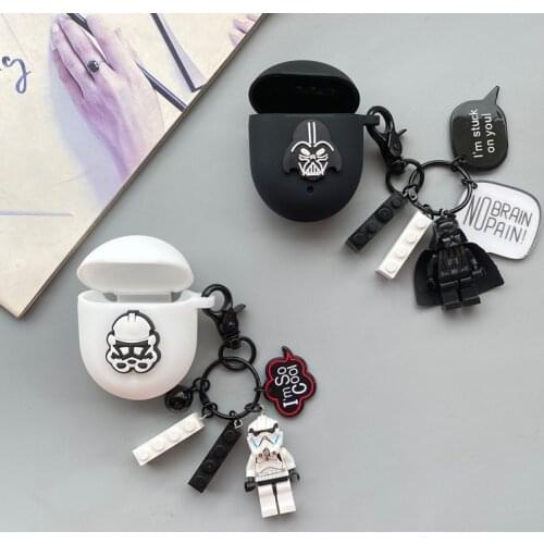Cartoon Earphone Case For Xiaomi Redmi AirDots 3 Pro Silicone Headphone Protective CoverFor Redmi AirDots 3 Pro With Keychain