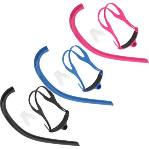 Professional Swimming Diving Breathing Tube Snorkeling Silicone Snorkel Sea Pool Diving Front Breathing Tube with Mouthpiece