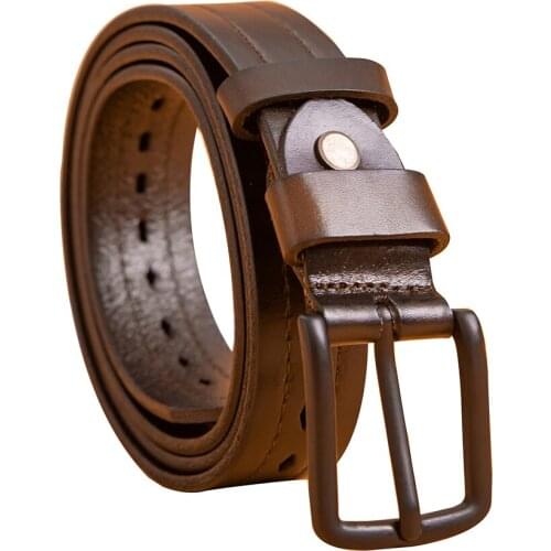 Fashion Female Women Belt Hot Ladies Genuine Leather Black Metal Buckle Straps Girls Dress Accessories and Belt hot sale