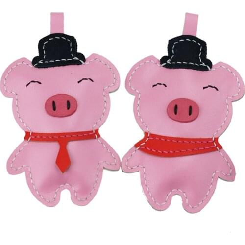 DIY leather craft pig shape modeling die cutting knife mould hand machine punch tool