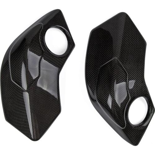 Carbon Fiber Tank Sliders Protectors Motorcycle Tank protector Covers For YAMAHA R1 2015 2016 2017 2018