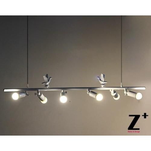 Modern Bird Pendant Fashion Clothes Shop Dinning Room Creative Contemporary White Pendant Lamp