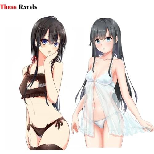 Three Ratels A55 Yukinoshita Yukino Yahari Ore No Seishun Lovecome Wa Machigatteiru Decal For Passat B6 Car Laptop Wall Decor