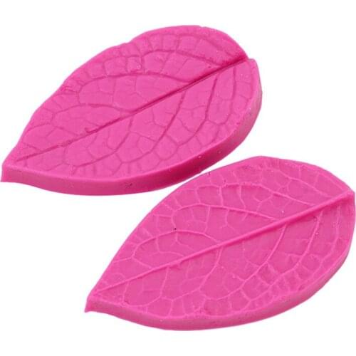 2PC\set Food Grade 3D Petal Leaf Shaped Silicone Lace Cake Mold Cake Decoration Tools Fondant Sugarcraft Embossed Cake Mold