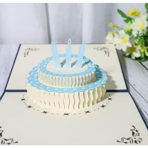 3D Pop Up Greeting Cards With Envelope Laser Cut Post Card For Birthday Christmas Valentine' Day Party Wedding Decoration