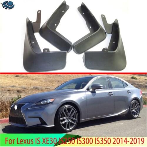 4PCS For Lexus IS XE30 IS250 IS300 IS350 2014-2019 Mud Flaps Splash Guards Fender Mudguard Kit Mud Flap Splash Guards Mudguard