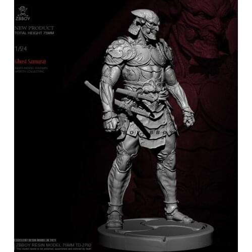 75mm 1/24 Resin model kits figure colorless and self-assembled TD-2792