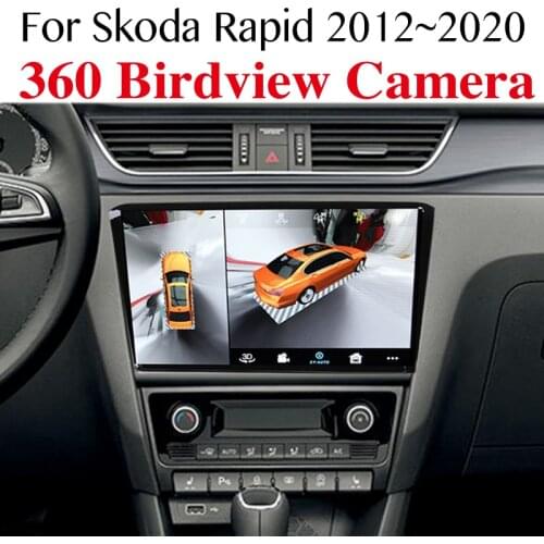 For Skoda Rapid 2012~2020 Car Multimedia GPS Audio Radio Accessories Navigation NAVI Player Built-in CarPlay 360 BirdView