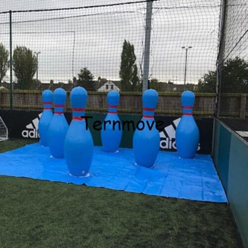 Free Shipping to door kids Inflatable Bowling Set Inflatable Sports Game Giant Inflatable Bowling Pins For Sale (6pcs a lot)