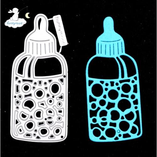 Bunnymoon 2020 Beautiful Baby Cup Metal Cutting Dies 3D DIY Scrapbooking Carbon Sharp Craft Die Photo Invitation Cards