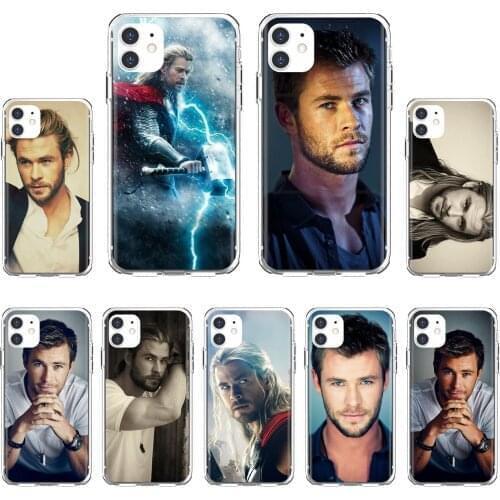 Case Cover Men-Chris-Hemsworth-Avengers-Thor For Samsung Galaxy S7 S8 S9 S10E S20 FE Note 10 20 Edge Lite Plus Ultra