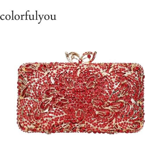 Женские красные клатчи Colorfulyou China At AliExpress